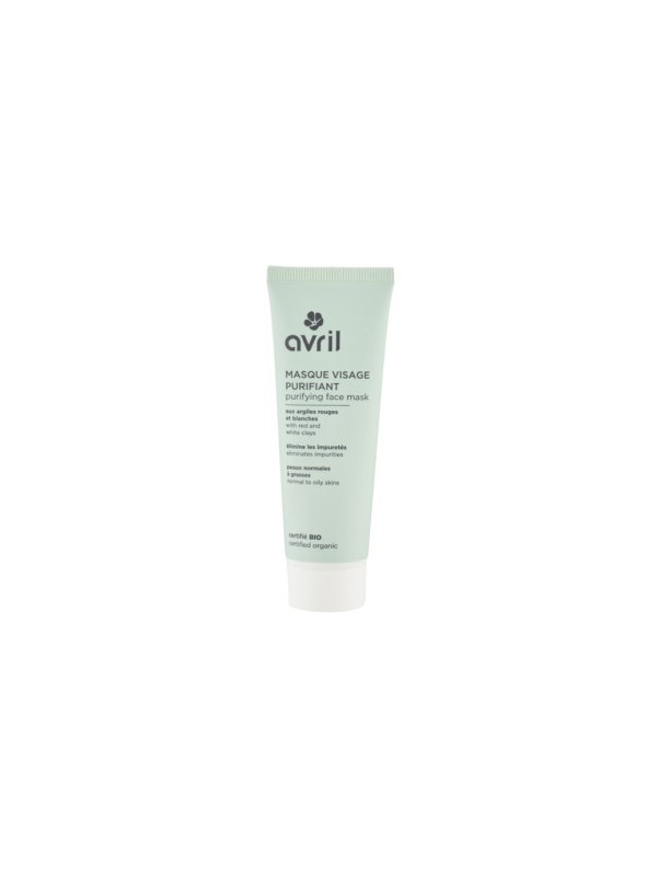 Masque visage purifiant peaux normales à grasses 50ml Avril