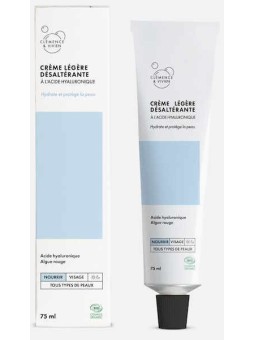 Crème légère désaltérante 75ml Clémence et Vivien crème hydratante bio Herboristerie de paris