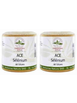 ACE Sélénium Lot de 2 X 60 gélules Herboristerie de Paris antioxydant antiâge Herboristerie en ligne