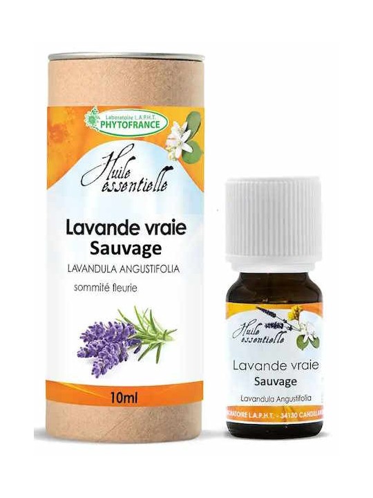 Huile essentielle de Lavande vraie sauvage 10ml Phytofrance relaxation et sommeil