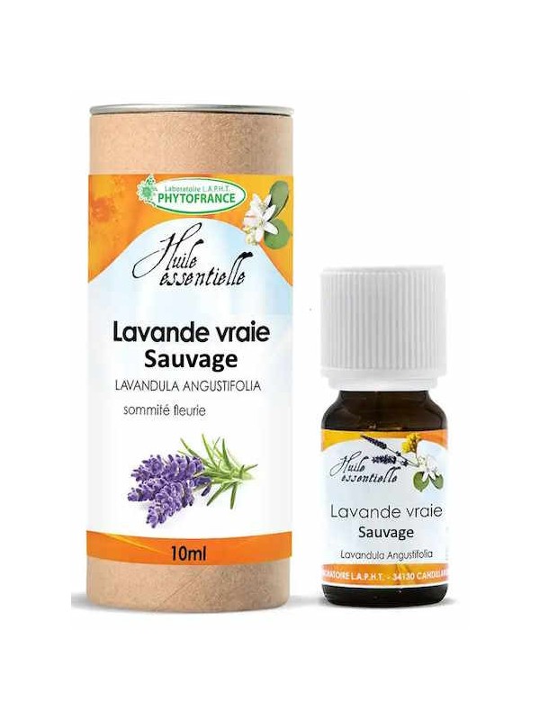 Huile essentielle de Lavande vraie sauvage 10ml Phytofrance relaxation et sommeil