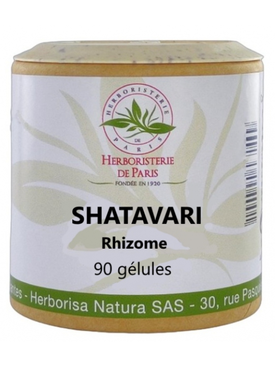 Shatavari 315mg 90 gélules Herboristerie de Paris équilibre féminin cycle prémenstruel ménopause sexualité