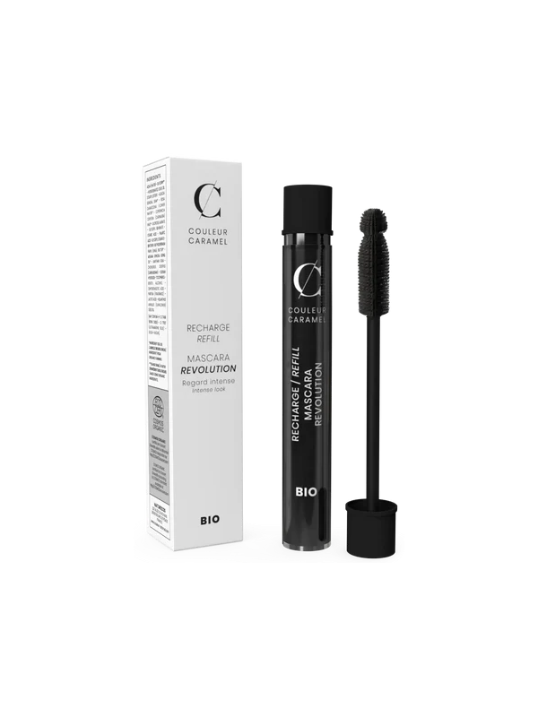 Recharge Mascara Révolution n°91 Extra noir Couleur Caramel Herboristerie de Paris