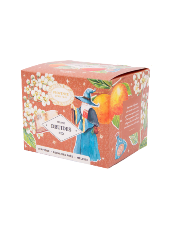 Tisane des Druides 20 sachets Recharge carton Provence D Antan infusion celtique fleur de souci Herboristerie de paris