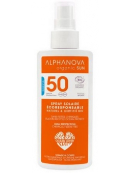 Spray solaire BIO haute protection SPF 50 Alphanova Herboristerie de Paris