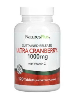 Ultra Canneberge 1000mg 120 comprimés nature's plus busserole confort urinaire Herboristerie de paris