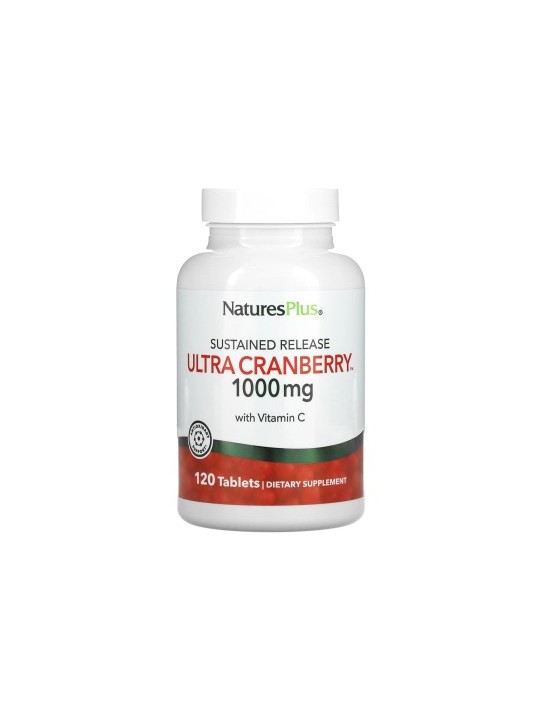 Ultra Canneberge 1000mg 120 comprimés nature's plus busserole confort urinaire Herboristerie de paris