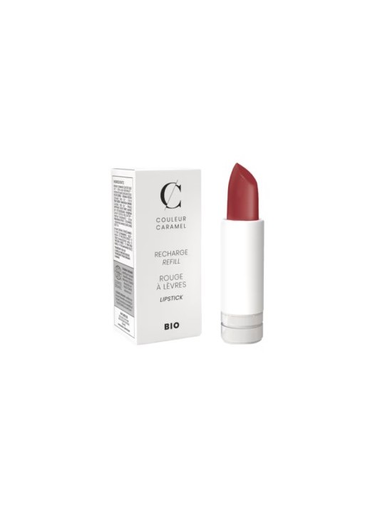 Recharge Rouge à lèvres satiné No 223 -  Vrai rouge 3,5 g Couleur Caramel Herboristerie de Paris