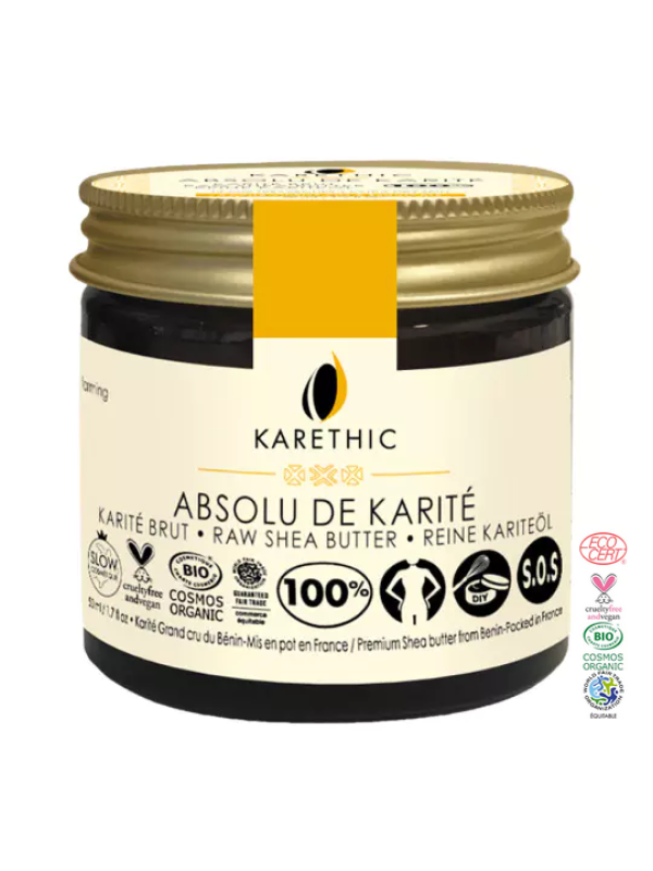 Absolu de Karité 100% Beurre de Karité 50ml Karethic