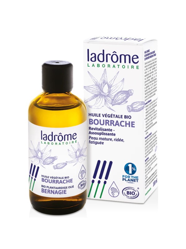 Huile végétale de Bourrache Revitalisante 100ml Ladrome acide gamma linolénique Herboristerie de paris