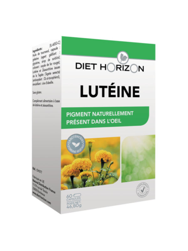 Lutéine 60 capsules Diet Horizon lutéine zéaxanthine Herboristerie de paris