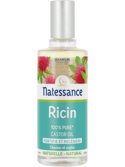 Huile de Ricin Cheveux et Ongles naturelle 50ml Natessance