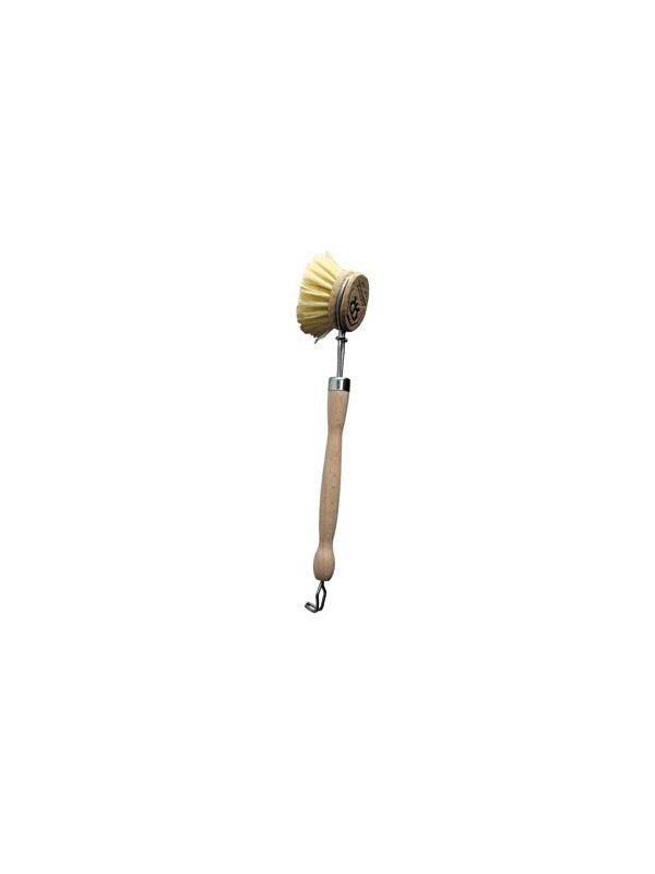 Brosse vaisselle Hêtre et fibre d'Agave 100g Droguerie Ecologique