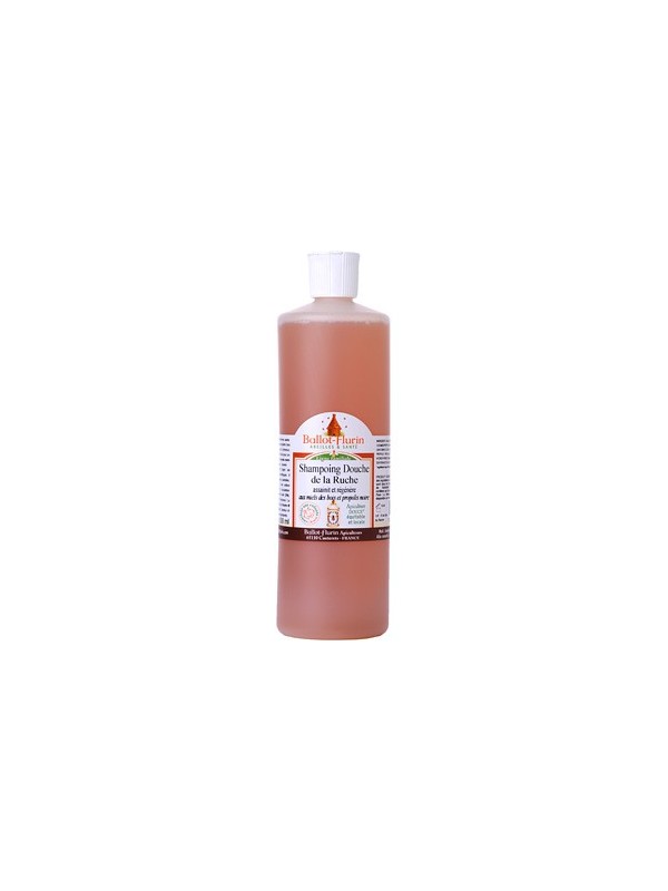 Shampoing douche de la Ruche assainissant et doux propolis miel 500ml Ballot Flurin