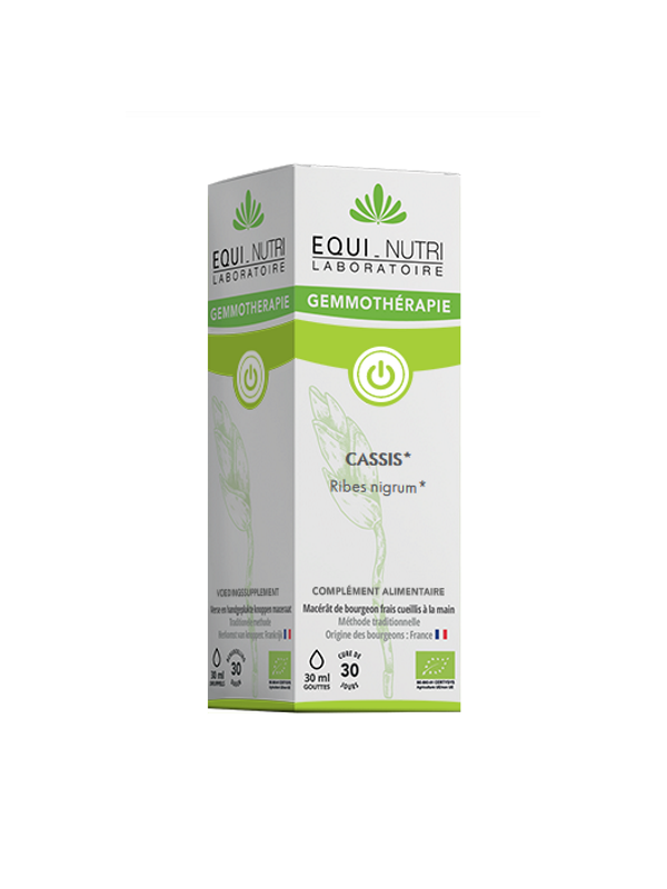 Cassis bourgeons bio Flacon compte gouttes 30ml Equi - Nutri Herboristerie de paris gemmothérapie