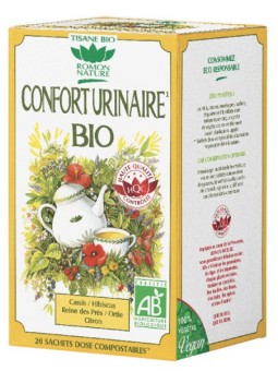 Tisane Confort Urinaire bio 20 sachets 32g Romon Nature herboristerie de paris
