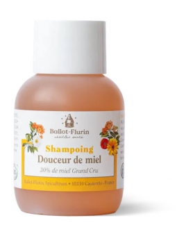 Shampoing douceur de miel 30% de miel Grand cru 50ml Ballot Flurin Herboristerie de paris