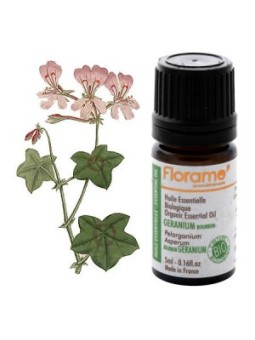 Huile essentielle bio Géranium Bourbon Florame