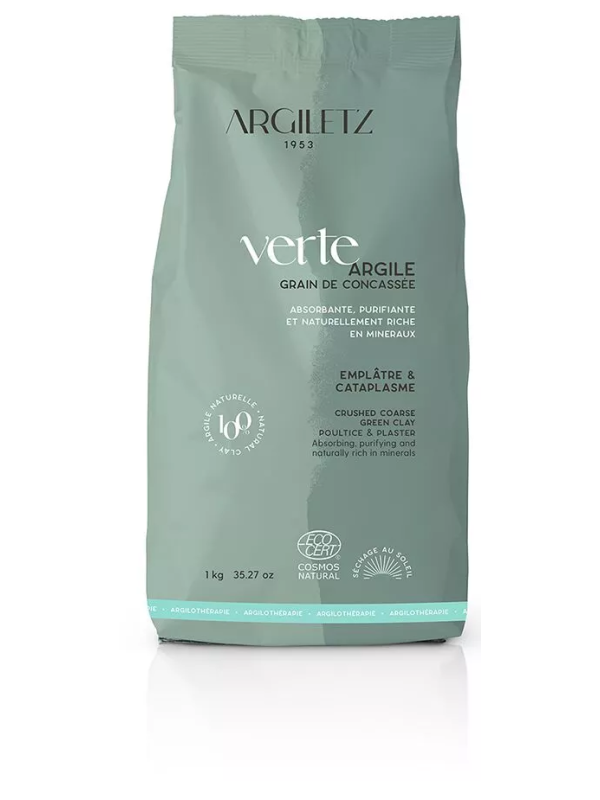Argile Verte Concassée 1kg Argiletz