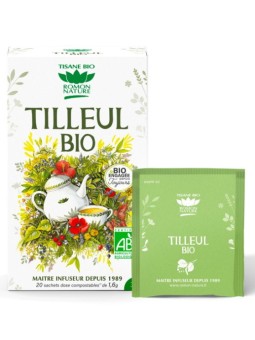 Tisane Tilleul bio 20 sachets 32g Romon Nature