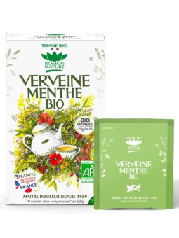 Tisane Verveine/Menthe bio 20 sachets 36g Romon Nature