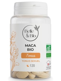 Maca bio 120 comprimés Belle et Bio performances physiques Herboristerie de paris