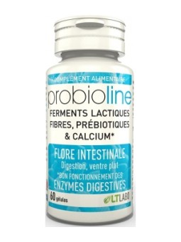 Probioline 60 gelules lt labo Lactobacillus acidophilus Rhamnosus Bifidobacterium bifidum Herboristerie de paris