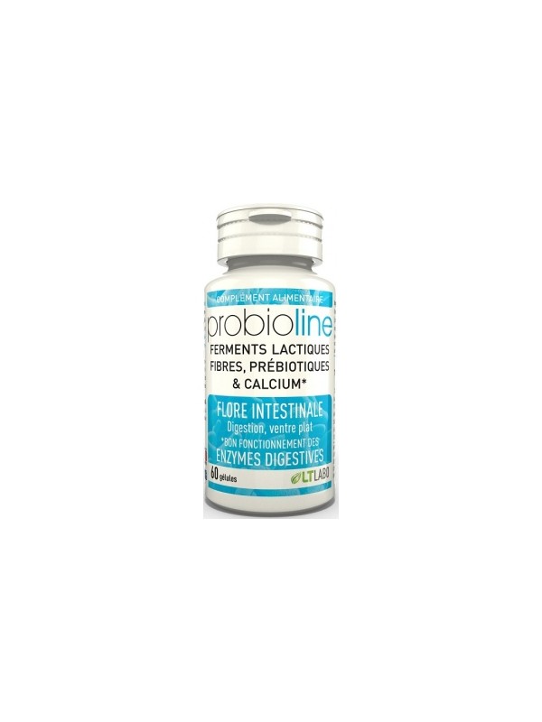 Probioline 60 gelules lt labo Lactobacillus acidophilus Rhamnosus Bifidobacterium bifidum Herboristerie de paris