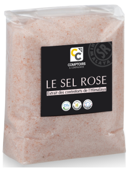 Sel Rose fin de l'Himalaya sachet 500g