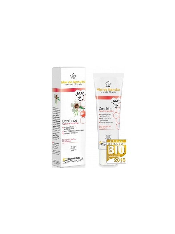 Dentifrice Gencives Sensibles Miel de Manuka IAA15 75ml