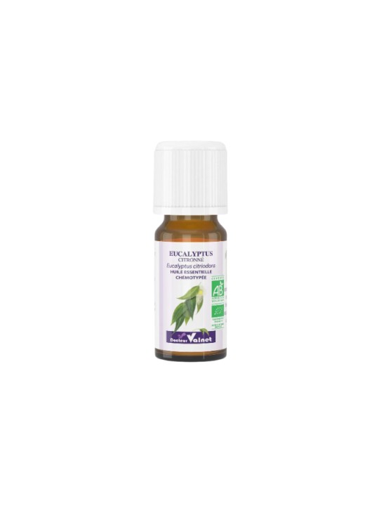 Huile essentielle Eucalyptus Citronné 10ml Dr Valnet Eucalyptus citriodora Herboristerie de paris