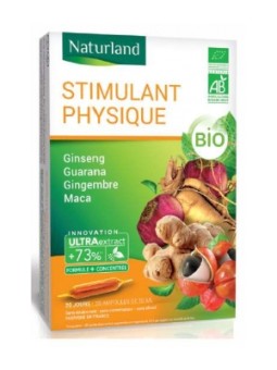 Ginseng Guarana Gingembre Maca BIO 20 ampoules
