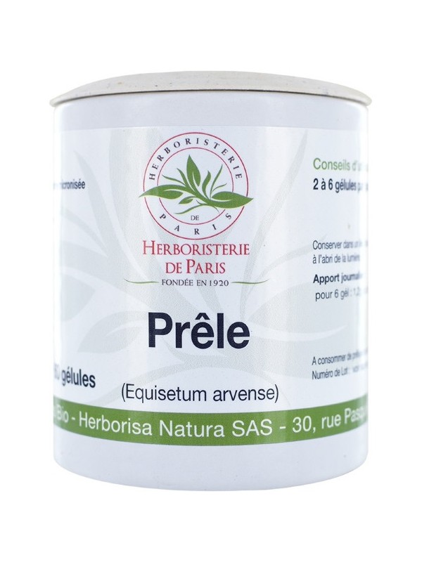 Prêle des champs 60 gélules de 190 mg Herboristerie de PARIS silicium organique