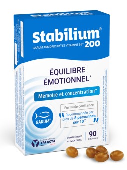 Stabilium 200 - 90 capsules Yalacta Herboristerie de paris garum armoricum vitamine B6