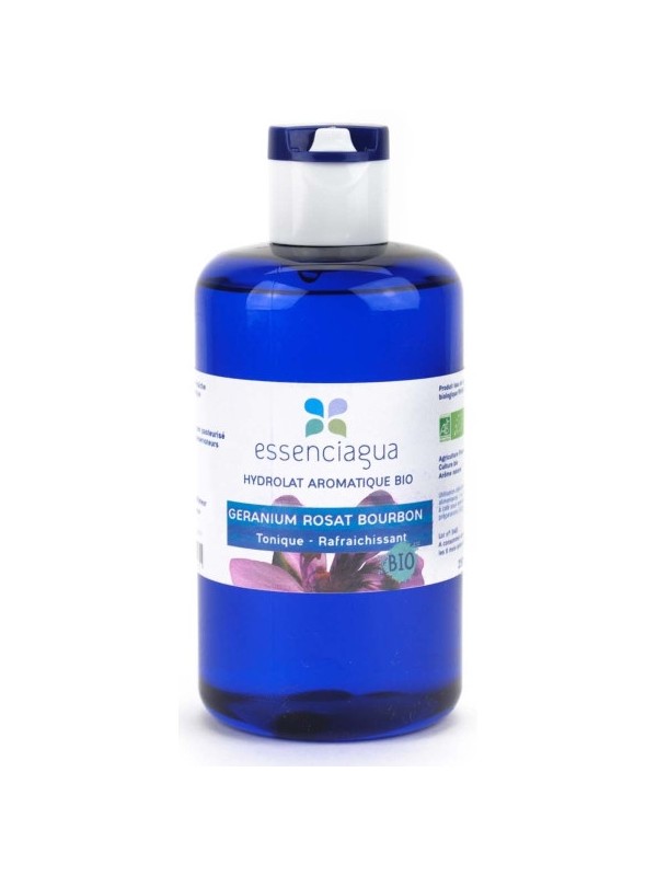 Eau Florale de Géranium Rosat Bourbon bio 250 ml Essenciagua - eau florale bio - Herboristerie de paris