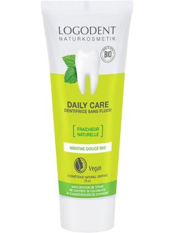 Daily Care dentifrice à la Menthe 75ml Logona Herboristerie de paris