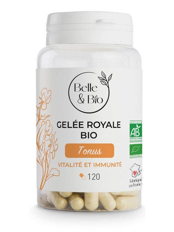 Gelée royale lyophilisée bio 120 gélules Belle et Bio Herboristerie de paris