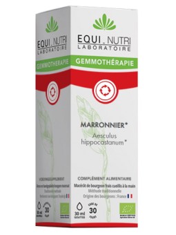 Marronnier bio Flacon compte gouttes 30ml Equi - Nutri circulatoire hemorroides Herboristerie de paris