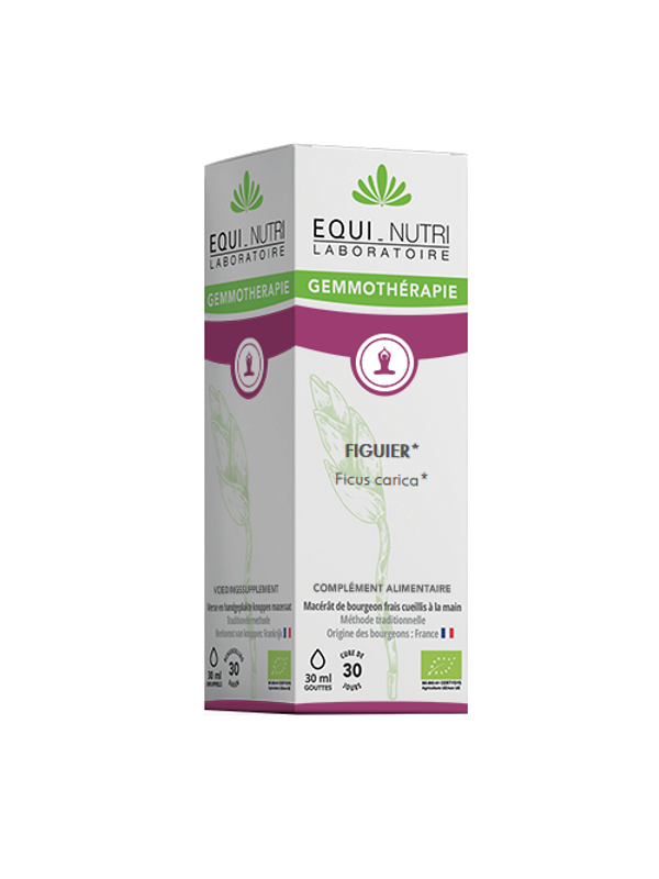 Figuier bio Flacon compte gouttes 30ml Equi - Nutri digestion stress Herboristerie de paris