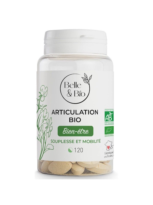 Articulation bio 120 comprimés Belle et Bio confort articulaire Herboristerie de paris curcuma gingembre harpagophytum