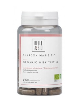 Chardon marie bio 120 gélules Belle et Bio silymarine Herboristerie de paris santé hépatique