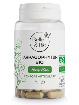Harpagophytum Bio 120 gélules Belle et Bio articulations Herboristerie de paris