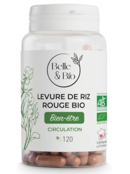 Levure de Riz rouge 120 gélules Belle et Bio 2 mois de cure herboristerie de paris