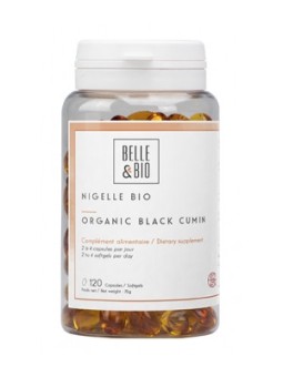 huile de Nigelle bio 120 capsules Belle et Bio huile de cumin noir Herboristerie de paris