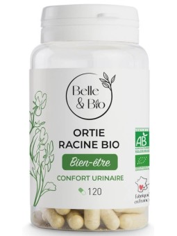 Ortie racine bio 120 gélules Belle et Bio santé de la prostate Herboristerie de Paris