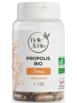 Propolis bio 120 gélules Belle & Bio Herboristerie de paris La propolis dégage une odeur sucrée des résines aromatiques