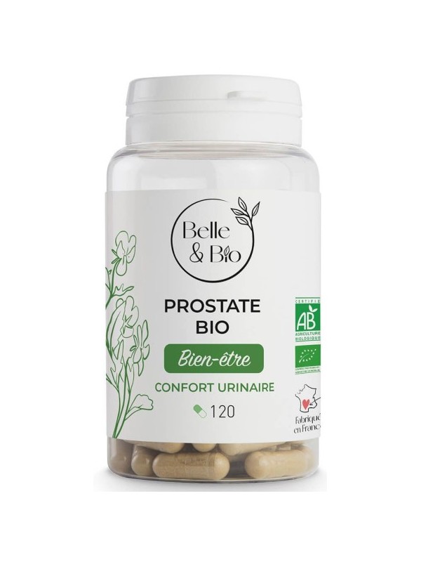 Prostate bio 120 gélules Belle et Bio confort urinaire Herboristerie de paris