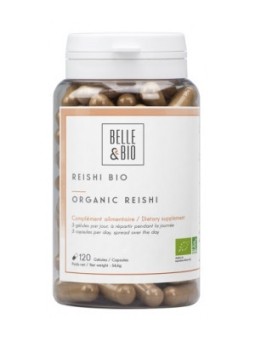 Reishi bio 120 gélules Belle et Bio champignon chinois Herboristerie de paris
