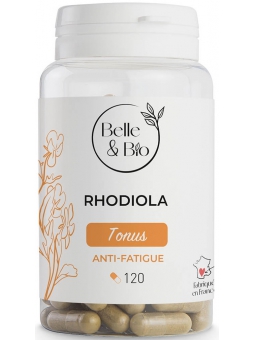 Rhodiola 120 gélules Belle et Bio maintien de la performance physique et de la vigilance Herboristerie de paris