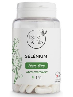 Selenium naturel 120 gélules Belle et Bio vitamines C et E Herboristerie de paris